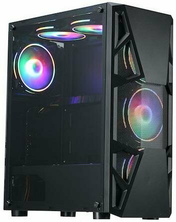 Корпус для компьютера Formula CL-3303B RGB ATX без БП, black