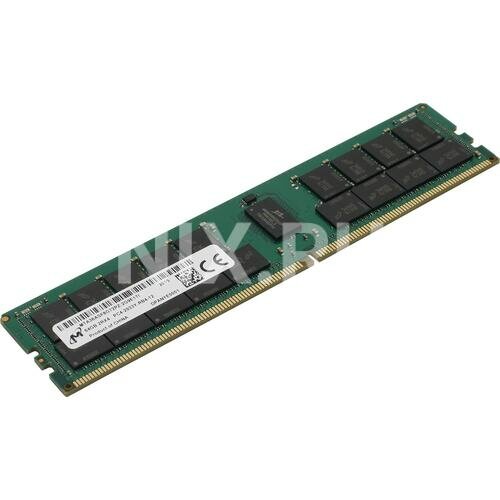 Оперативная память Micron DDR4 RDIMM 64GB 2Rx4 2933 MHz ECC Registered MTA36ASF8G72PZ-2G9, 1 year, OEM (MTA36ASF8G72PZ-2G9) - фото №3