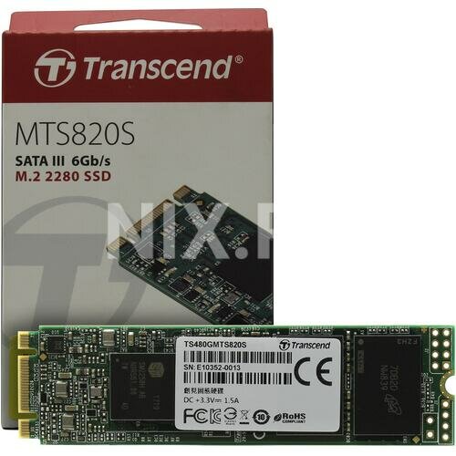 SSD Transcend MTS820S 480 Гб TS480GMTS820S