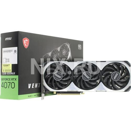 Видеокарта Msi Ventus RTX 4070 VENTUS 3X E 12G OC