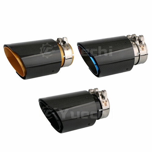 Универсальная насадка на выхлопную трубу из углеродного волокна для модификации глушителя арт YC-WH0092 2200₽