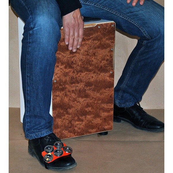 Тамбурин на ногу плоский Мозеръ TFF-1 — фото 1