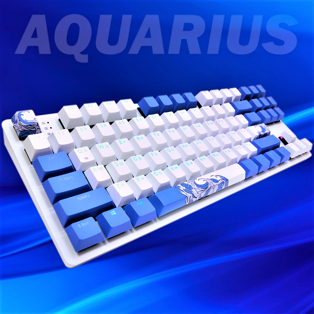 Игровая клавиатура Red Square Keyrox TKL Aquarius (RSQ-20036) G3ms Amber Switch