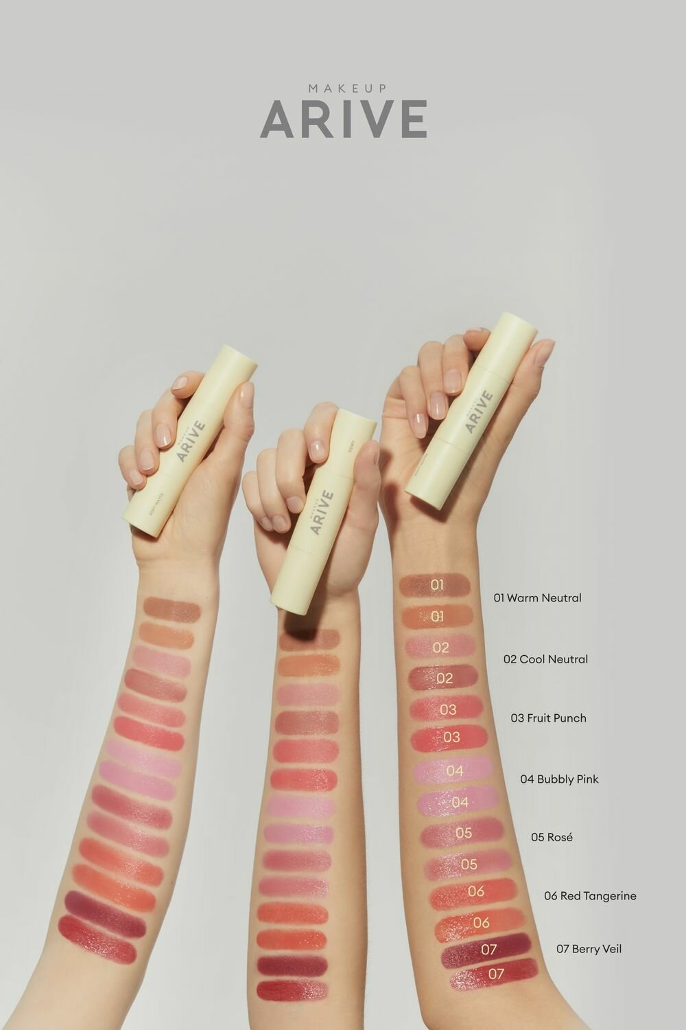 Румяна-стик Arive Makeup Duo Soft Matte and Dewy