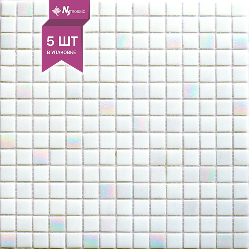 Мозаика стеклянная NS mosaic MIX23(сетка) 327х327 чип 20х20 уп 5шт