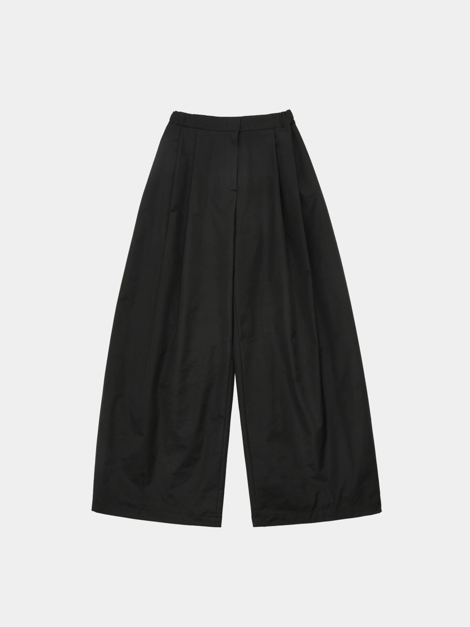 Женские брюки AMOMENTO Two Tuck Balloon Pants Black, Черный, S