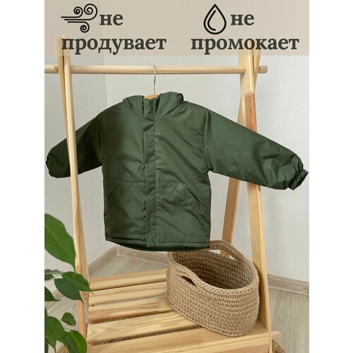 фото Куртка ekbbaby, размер 86, хаки