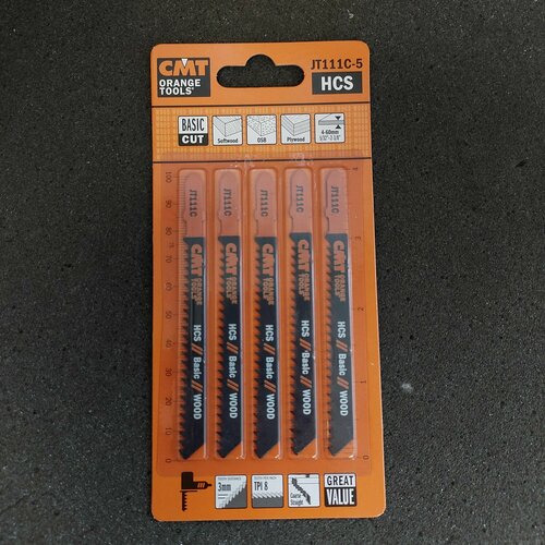 Пилки лобзиковые СМТ Италия деревочерновой рез комплект 5 штук 626₽