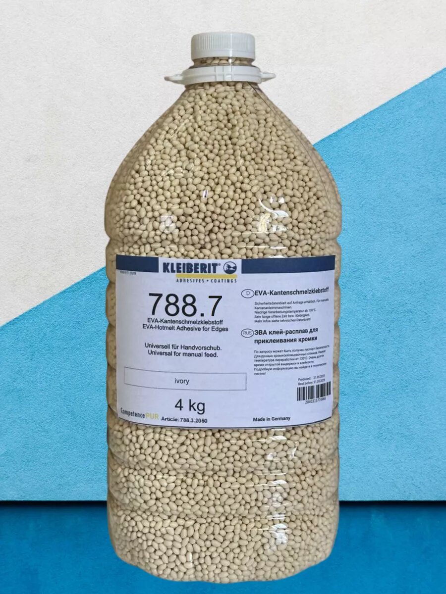 фото Клей расплав для кромки ПВХ Клейберит 788.7 4кг