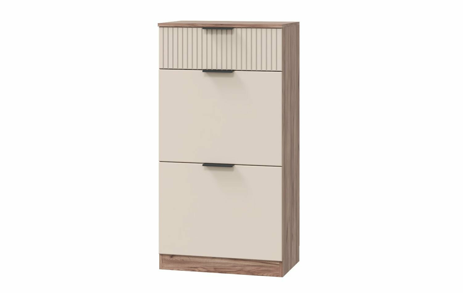 фото Тумба комбинированная Тоскана, Дуб Табачный / Бежевый