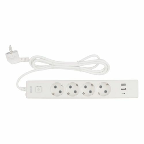 фото Сетевой удлинитель PowerCube PC-6-2M, 1.9м, белый