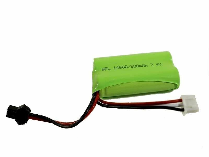 Аккумулятор WPL Li-Ion 500mAh 7.4V для автомоделей WPL - ABC024 — фото 1