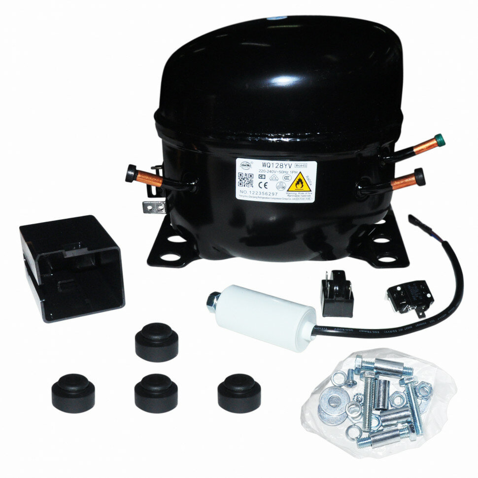 Компрессор Wansheng WQ128YV (R-600a, 215w/-23.3°C) WQ128YV