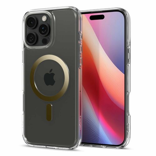 Защитный чехол Spigen Ultra Hybrid Magsafe для iPhone 16 Pro / Айфон 16 Про прозрачный ACS08132 бесцветный