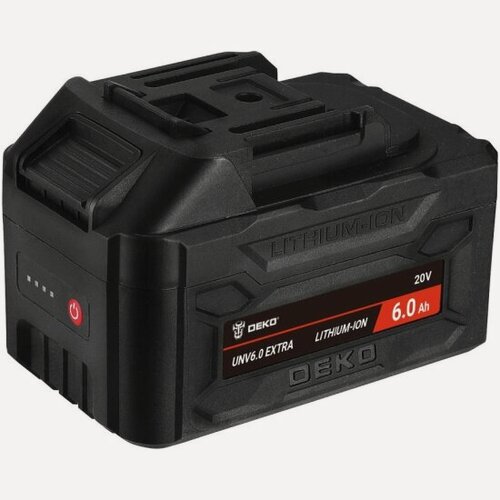 Изображение товара Аккумулятор Deko UNV6.0 EXTRA, Li-ion, 20В, 6.0Ач, с повышенной токоотдачей (063-4498)