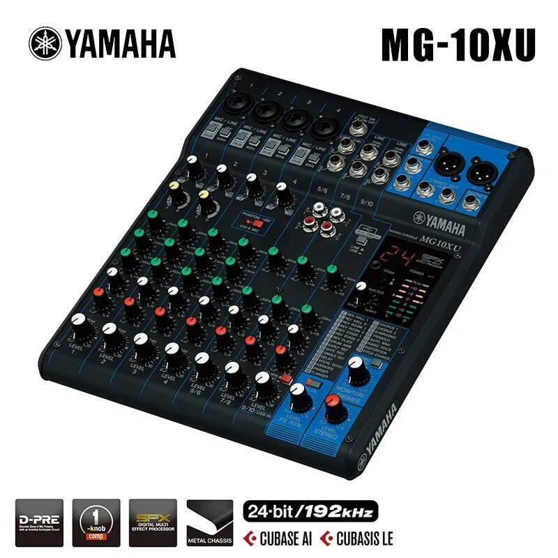 YAMAHA MG10XU USB микшерный пульт YAMAHA MG10XU USB