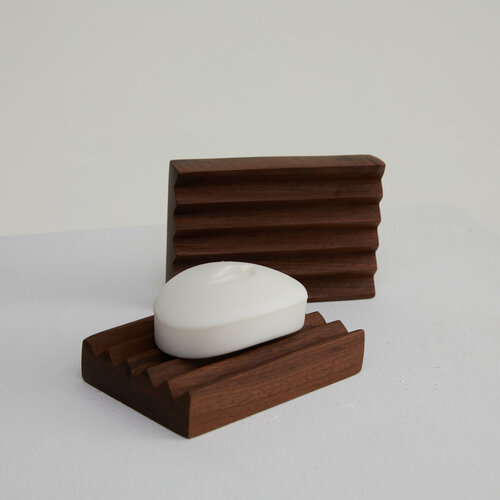 Мыльница Soapdish-2 орех, 11х7,5х2 см, деревянная, Varman.pro