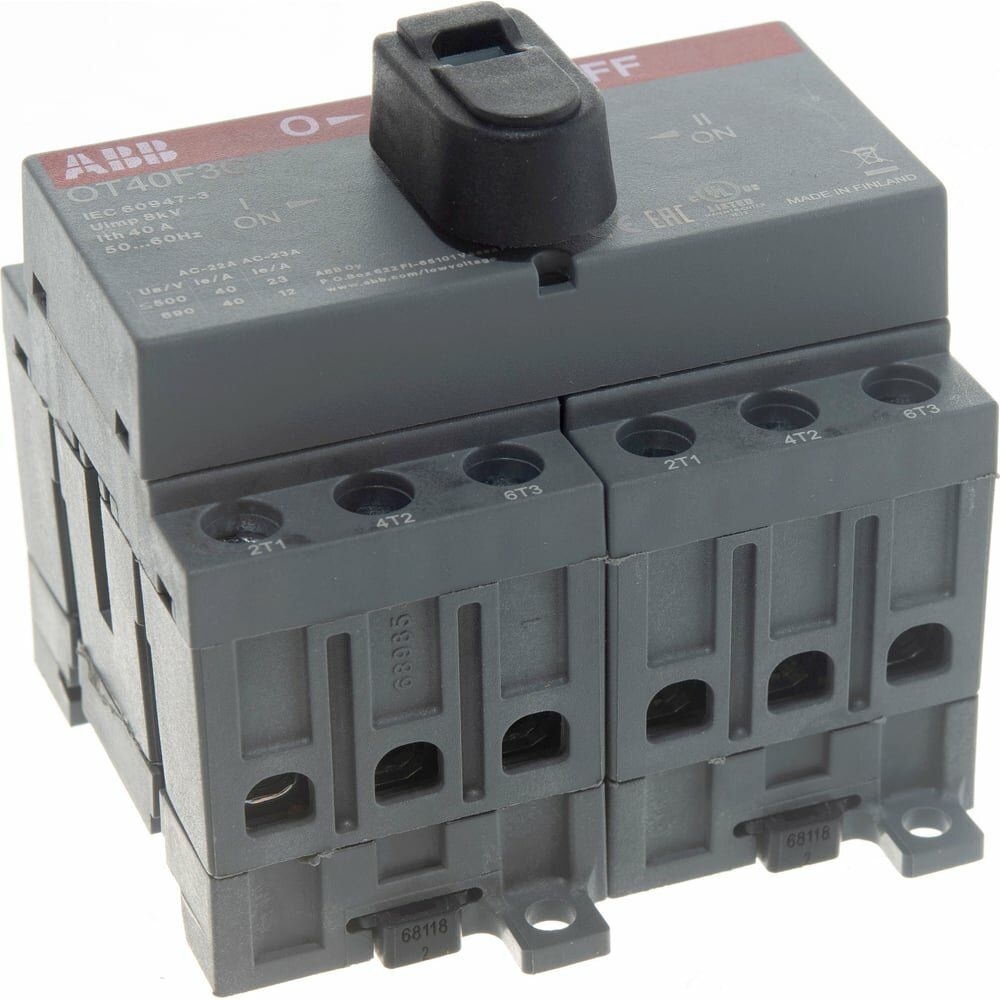 Реверсивный рубильник ABB OT40F3C