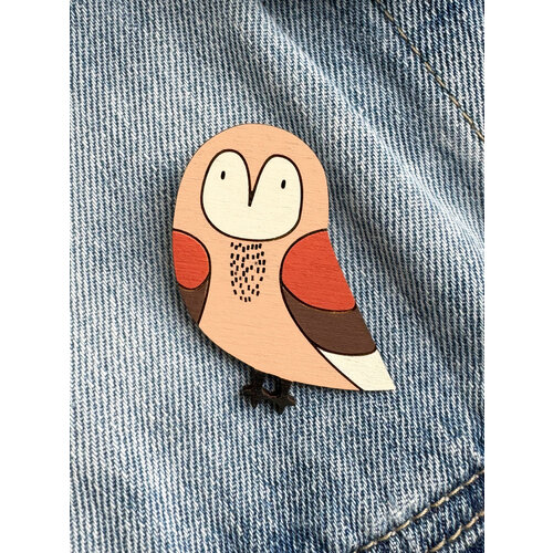 Брошь 1 шт бежевый 399₽