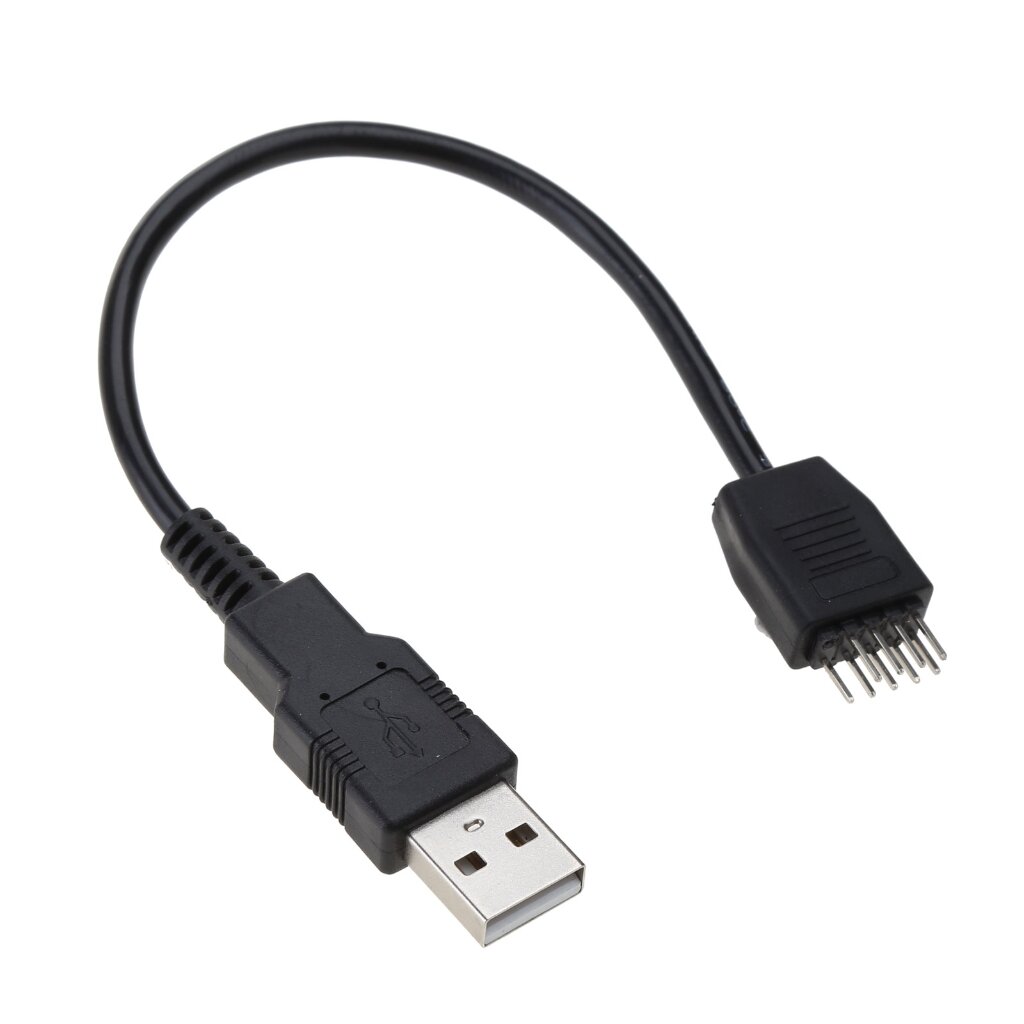9-контактный разъем материнской платы USB для подключения к одному кабелю Type A 7,8 дюйма