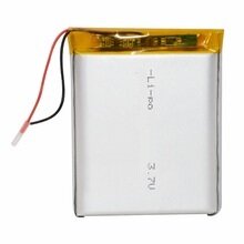 АКБ для видеорегистратора и пр. 490 mAh, 3.7V [45*35*4] (2 pin)