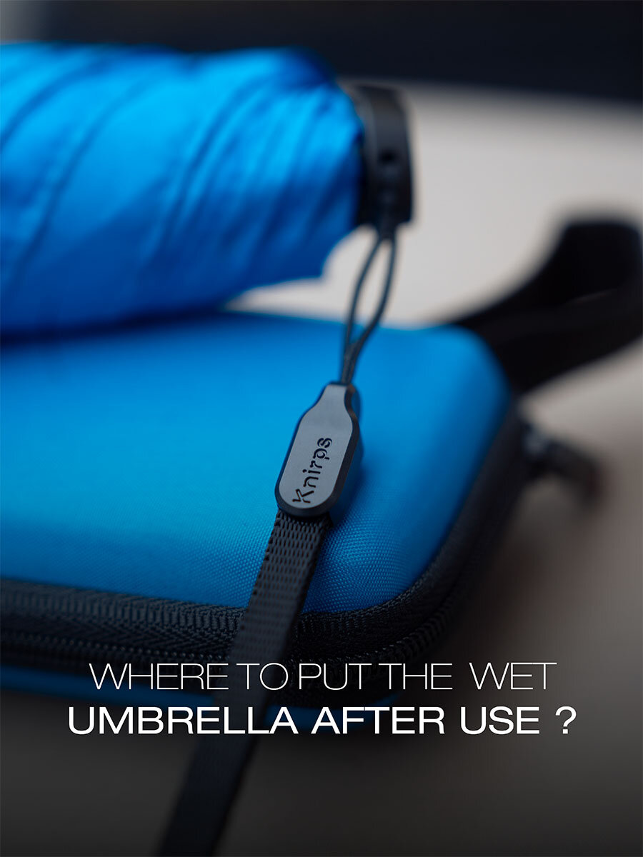 Мини-зонт Knirps, синий — фото 1