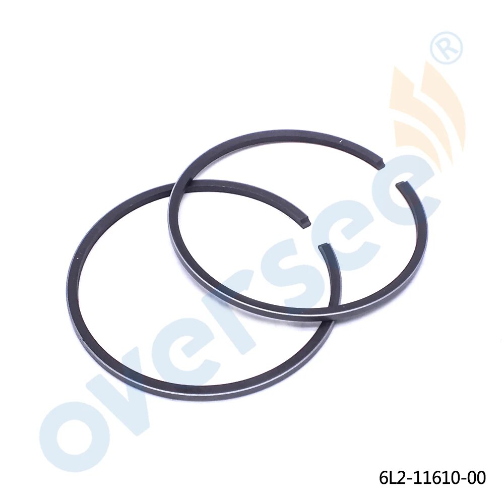 6L2-11610 Комплект поршневых колец STD для подвесного мотора Yamaha 20HP 25HP 6L2 2 цилиндра 20HP 25C 6L2-11610-00