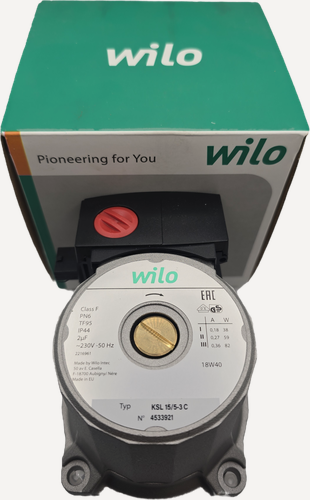 Изображение товара Циркуляционный насос с Wilo KSL 15/5 - 3C в сборе с крышкой и воздухоотводчиком
