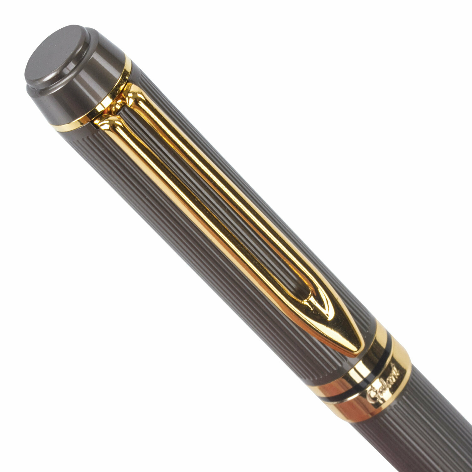 Шариковая ручка шариковая GALANT Dark Chrome синий 0.7 мм - фото №9