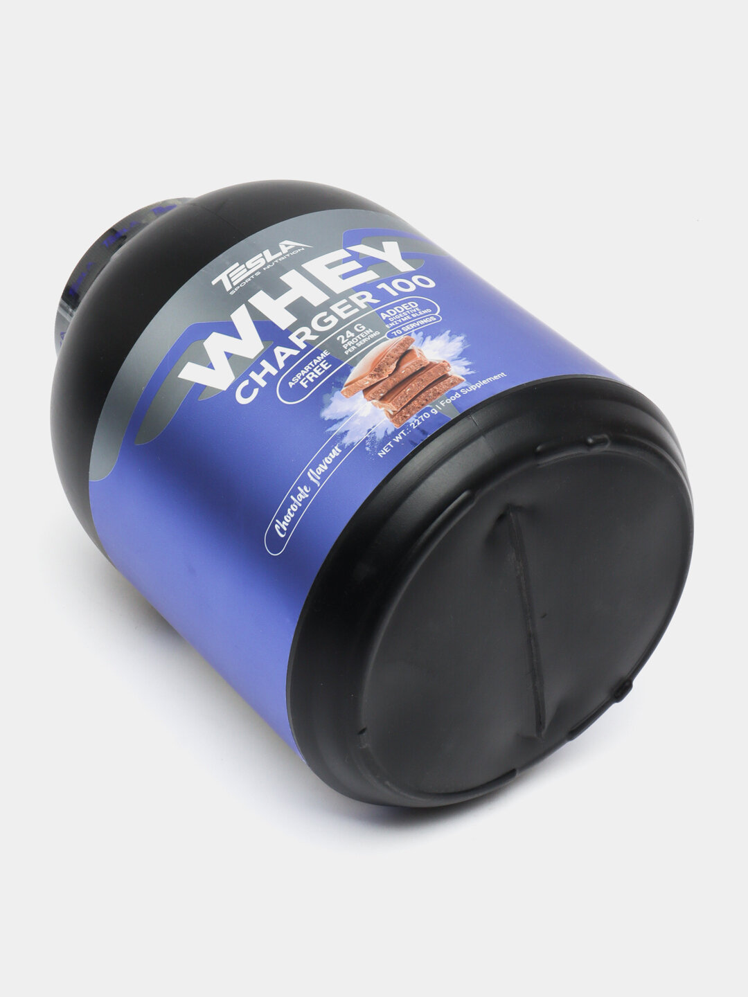 Протеин для наращивания мышечной массы, Tesla whey charger, 2,2кг, вкус шоколад — фото 1