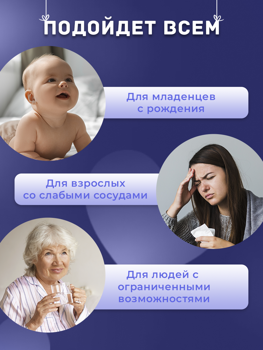Аспираторы Для Носа Аспиратор назальный детский, соплеотсос электрический, 4 насадки, для новорожденных, как отривин бэби, бело-голубой