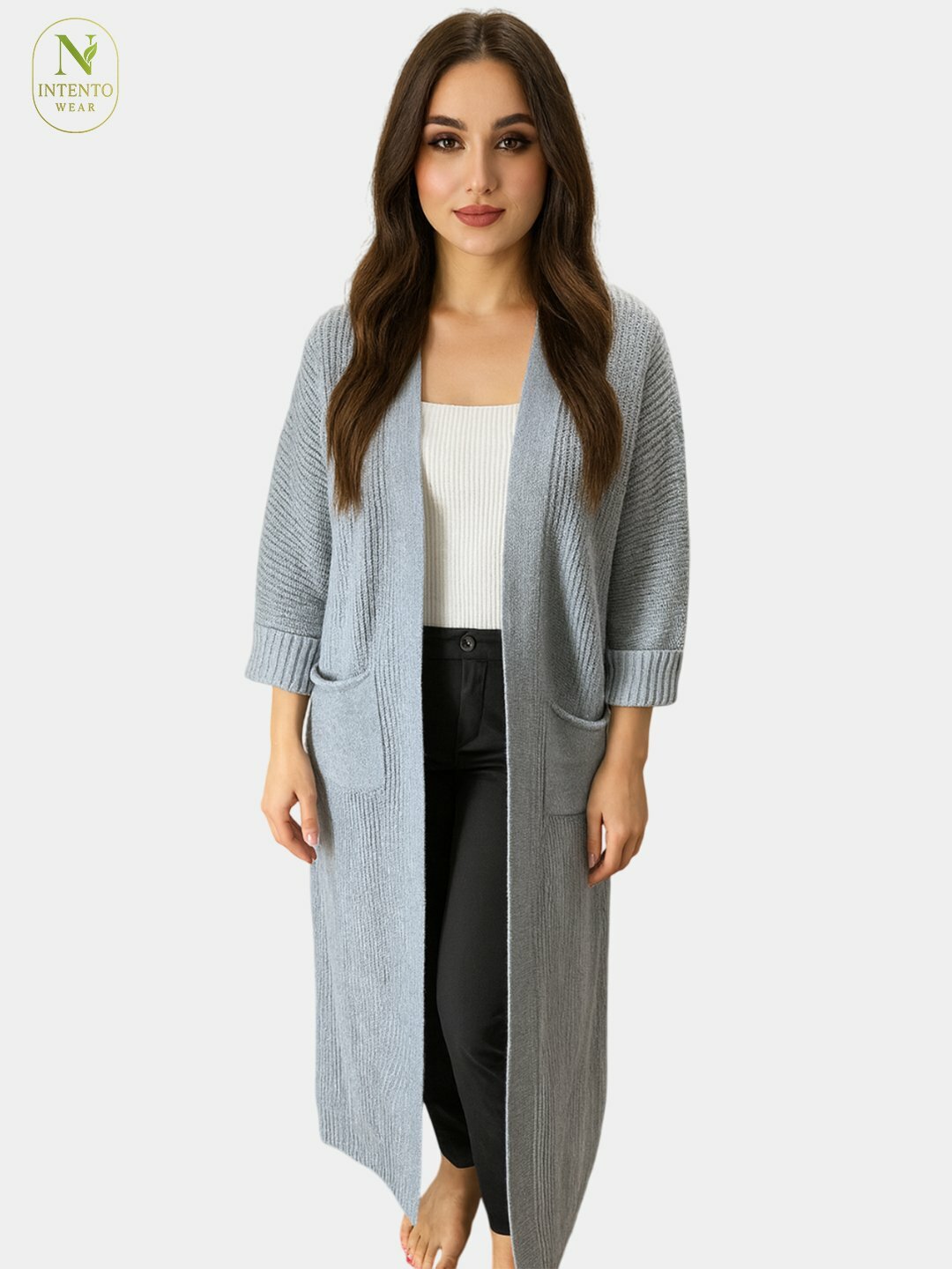 Кардиган ROYAL, размер 48-56, серый — фото 1