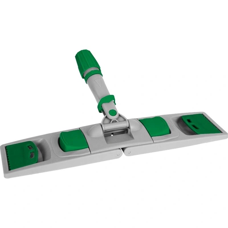 Держатель МОПа универс/зажимы пластик LuscanProf 40х11см серый/зеленый