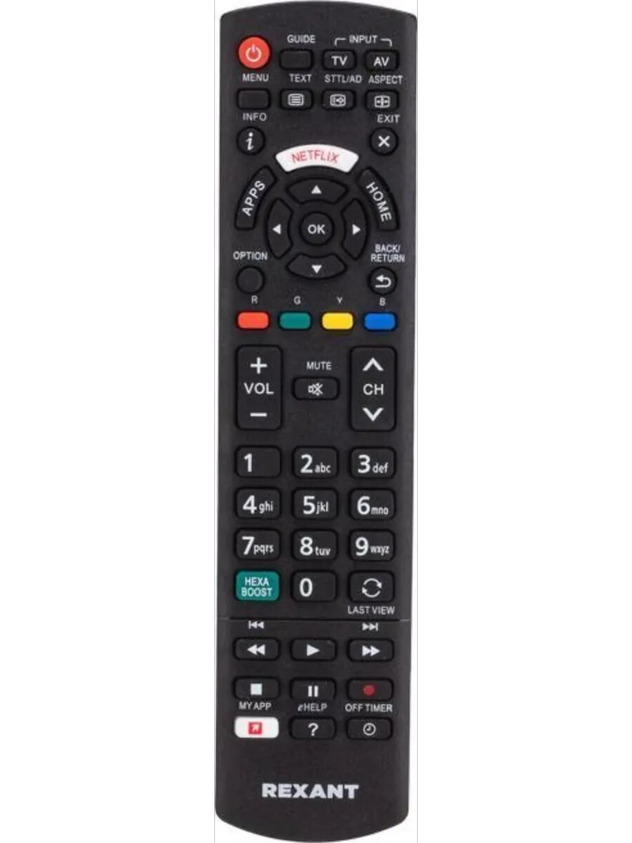 Пульт универсальный для телевизора Panasonic 38-0008 Чер