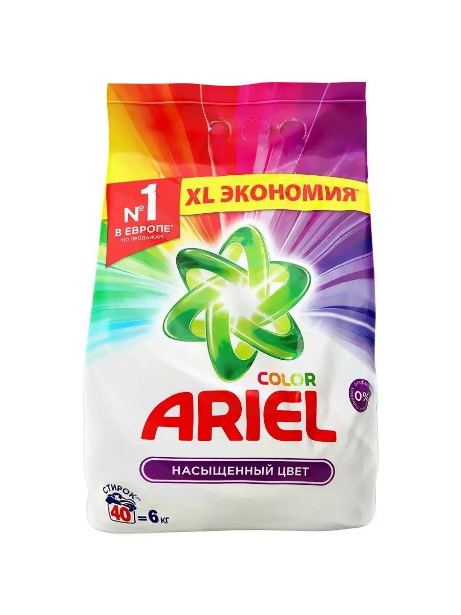 Стиральный, порошок, Стиральный, порошок, Color & Style 6 кг — фото 1