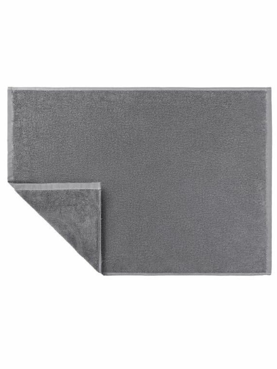 Коврик для ног махровый идеал,100% хлопок, 50x70см, графит. STENOVA HOME