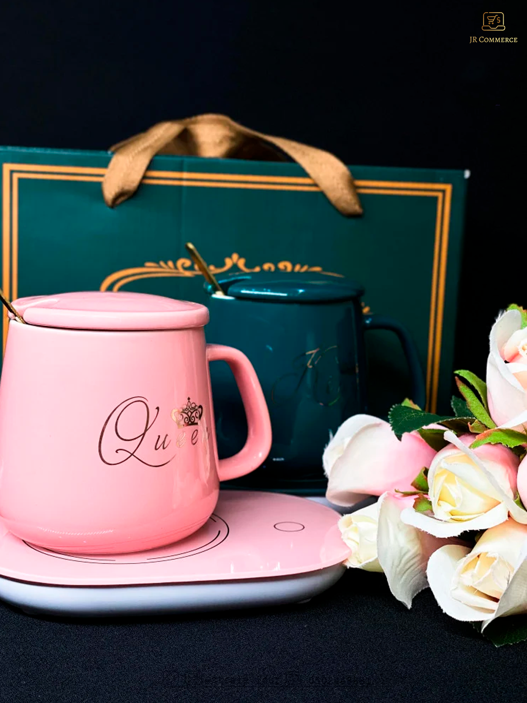 Кружка с подогревом, керамическая, USB, 350 ml . Керамическая кружка с подогревом — фото 1