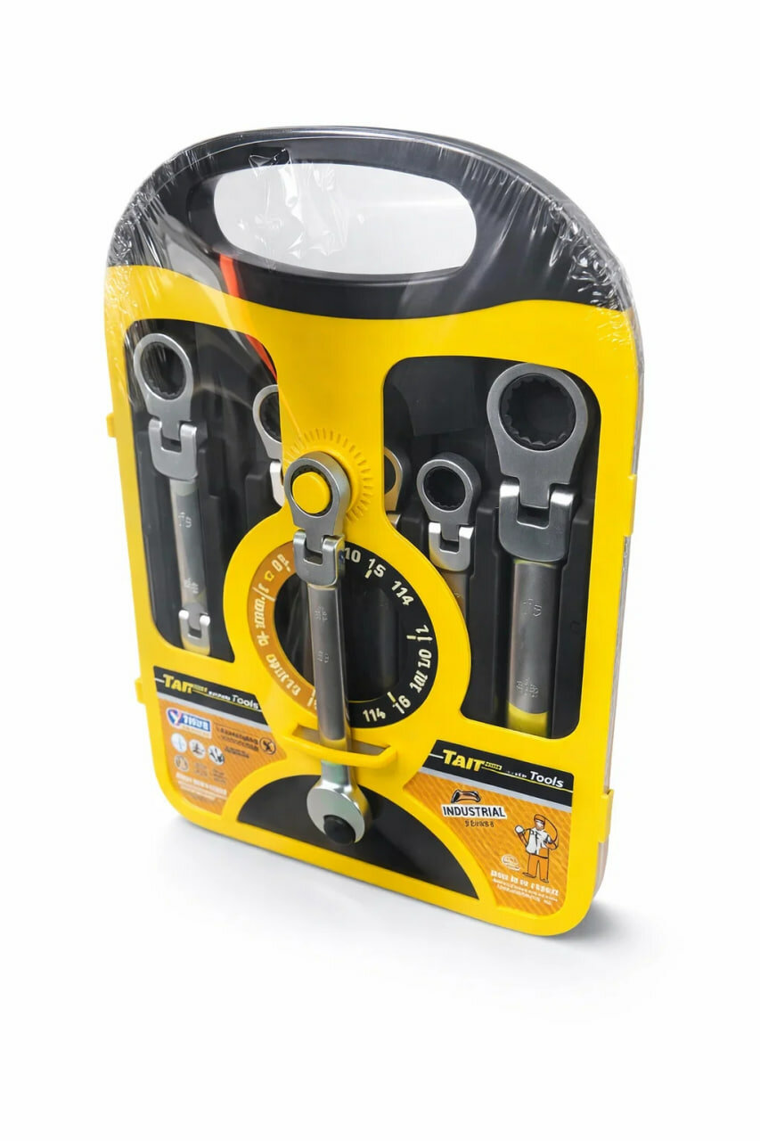 Набор комбинированных ключей TAT TOOLS FlexRing Pro из 7 предметов (CR-V) — фото 1
