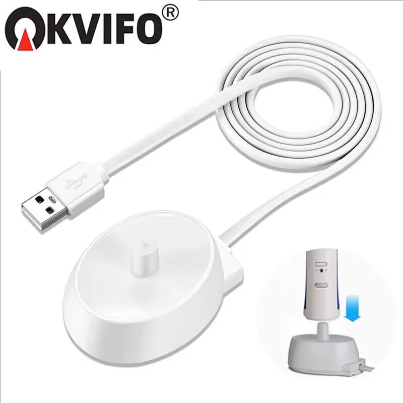 Зарядное устройство для электрической зубной щетки Oral B Braun iO Series 3 4 5 6 1 pcs white usb1