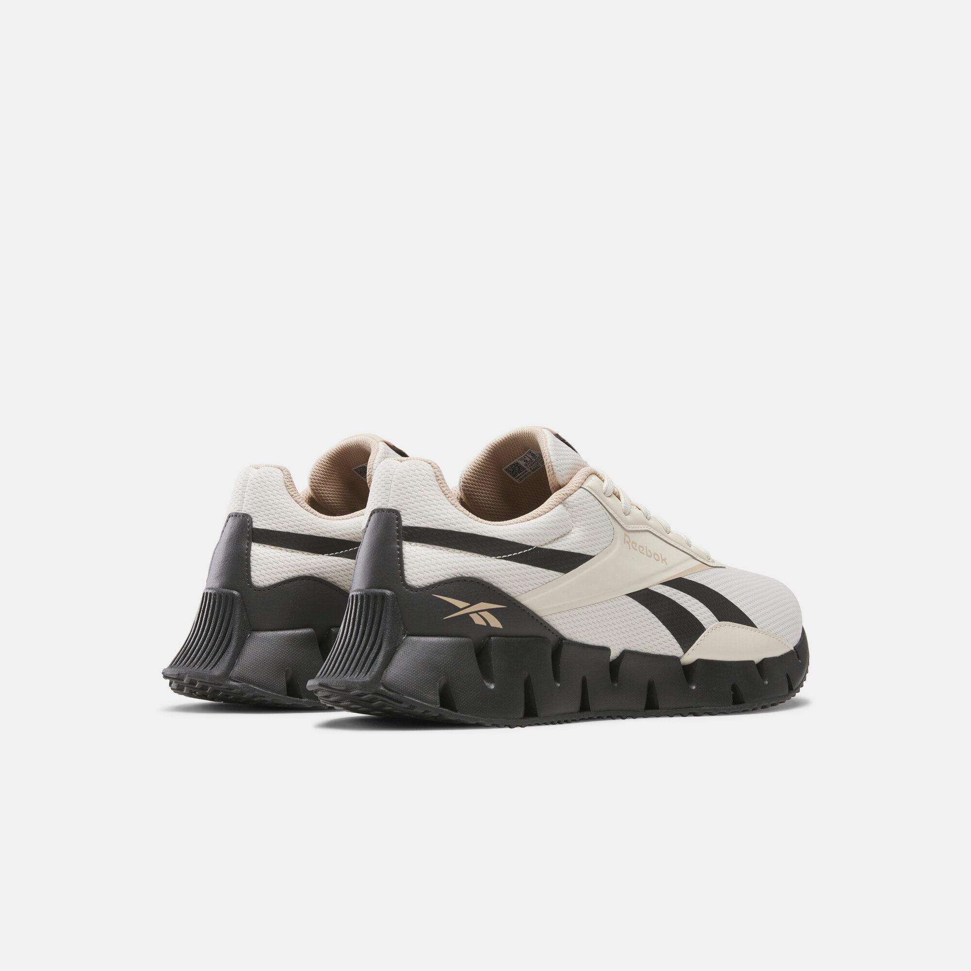 Кроссовки Reebok Zig Dynamica STR, размер 9 US, бежевый/черный — фото 1