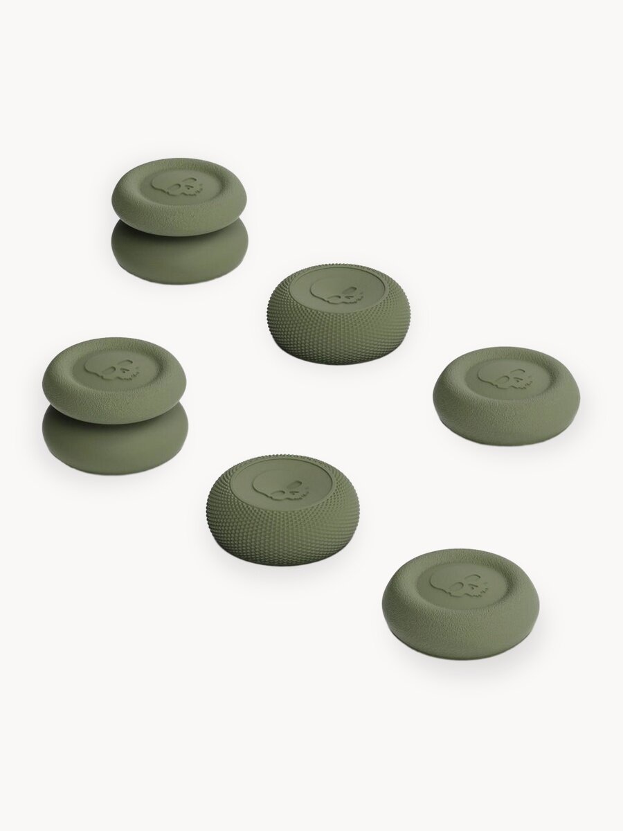 Премиум накладки насадки Skull&Co на стики Steam Deck/OLED, ROG Ally оливковые