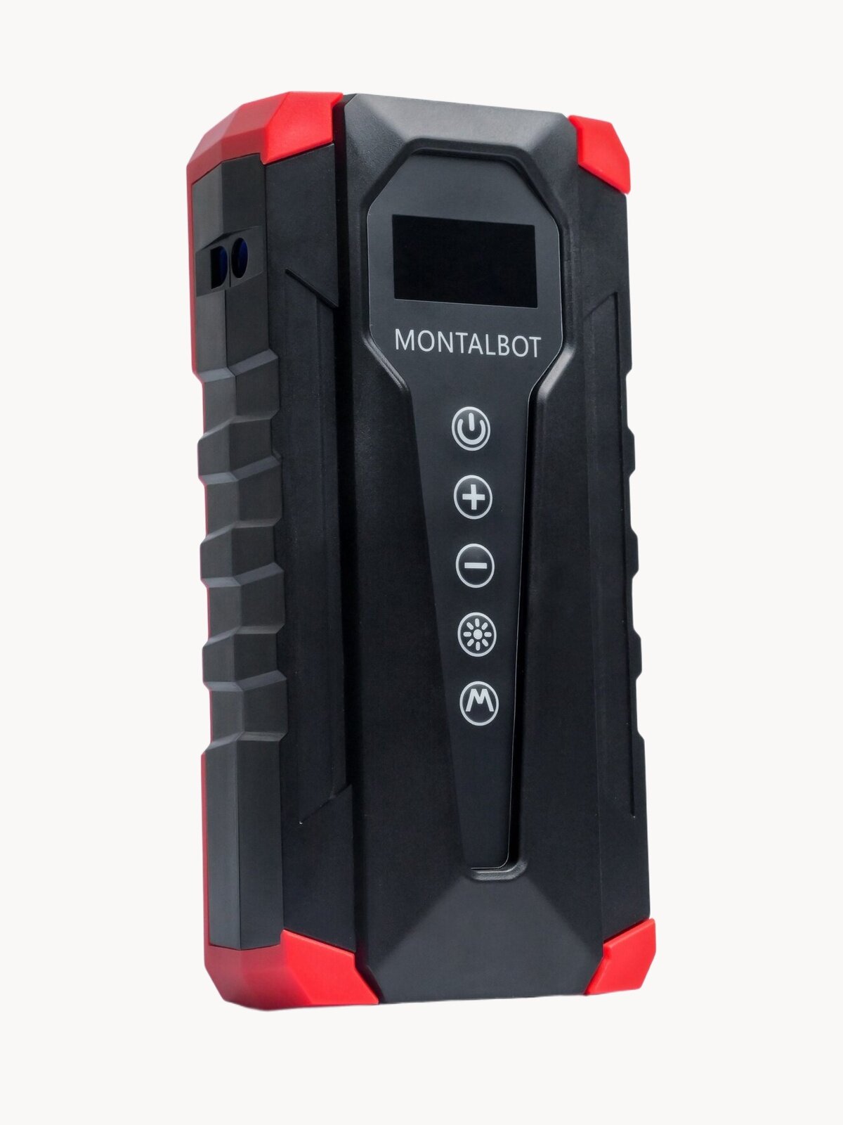 Пуско-зарядное устройство "MONTALBOT", с компрессором и фонарём, черный