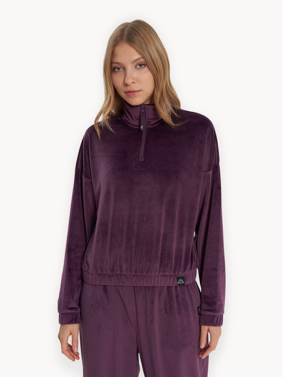 Толстовка Kappa Velluto, размер 50-52, , сливовый