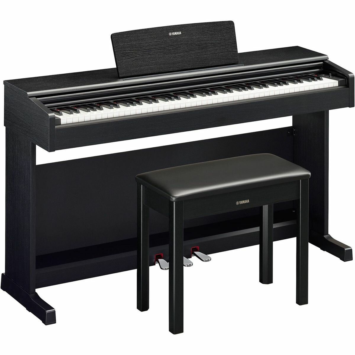 Yamaha YDP-145B Arius цифровое пианино с банкеткой, клавиатура GHS, 192 полифония, 10 тембров