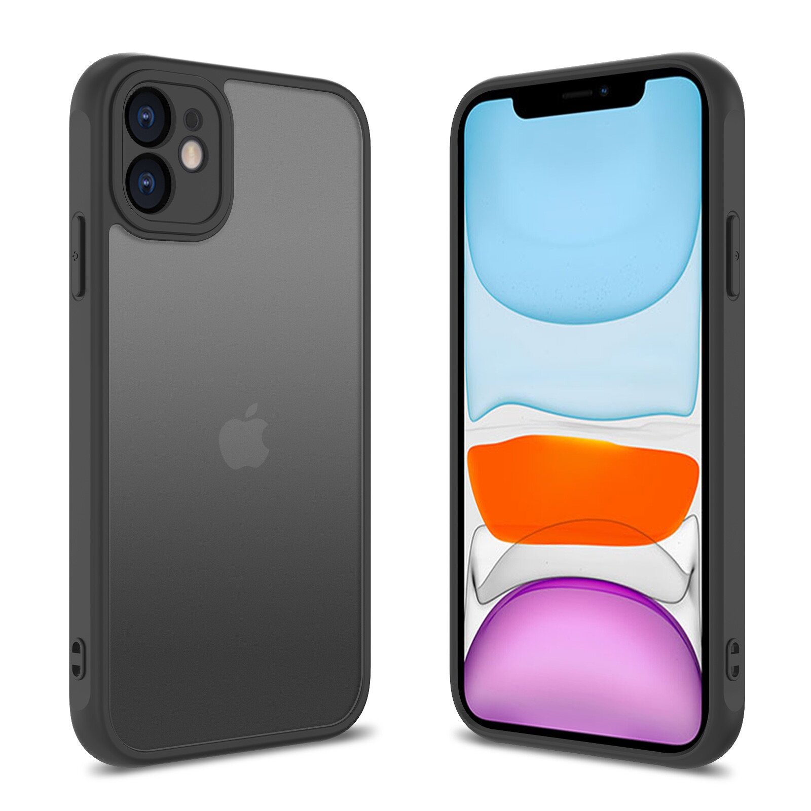 Чехол Creative Case для Apple iPhone 11 (айфон 11) противоударный, черный