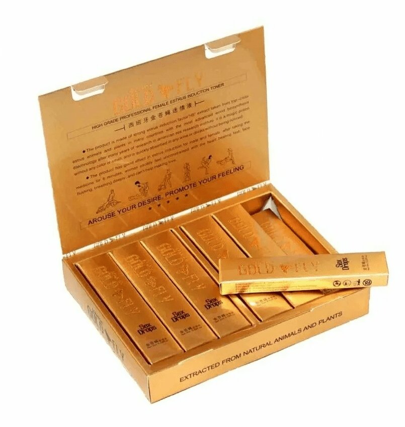 Шпанская Мушка Spanish Gold Fly для женщин и мужчин, 12 саше.