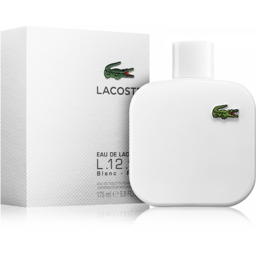 Туалетная вода LACOSTE L.12.12 Blanc, Eau De Toilette, 100 мл, 100 г