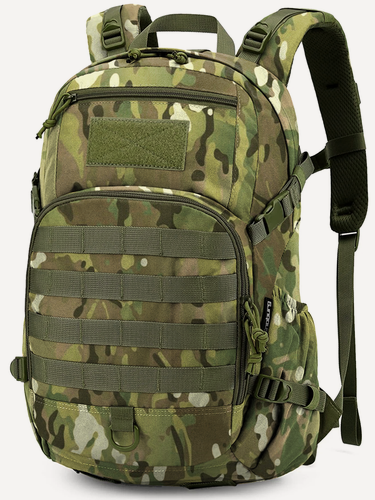 Изображение товара Рюкзак мужской тактический , для походов, 25 литров лесной камуфляж