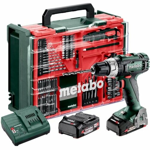 Дрель-шуруповерт аккумуляторная Metabo BS 18 L SET 602321710 32020₽