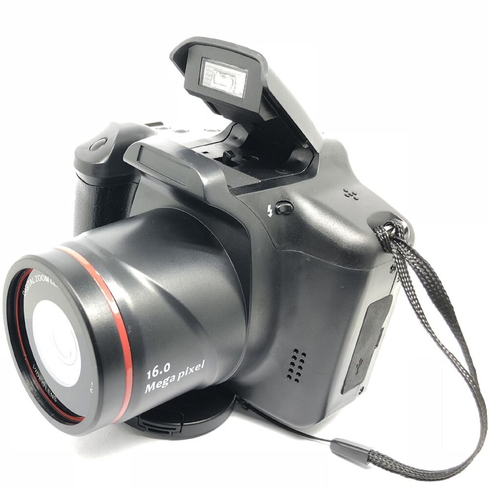 Цифровая камера 3,0-Дюймовый Tft-Жк-экран с 16-кратным зумом Hd 16Mp Микрофон с защитой от Встряхивания